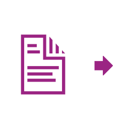 Documentpictogram paars