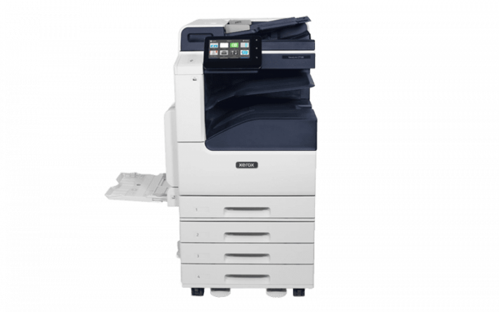 Xerox® Série VersaLink® C7100, imprimante multifonctions couleur vue de face