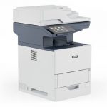 Zijaanzicht van de Xerox® VersaLink® B625 multifunctionele printer